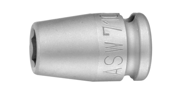 Steckschlüsseleinsatz 7 mm, Antrieb 3/8' Länge 30 mm