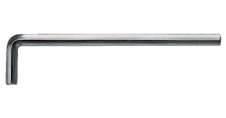 Long hex pin wrench DIN 911 Hex-Plus nickel-plated AF 2.5 mm