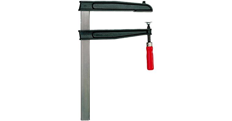 Deep-grip screw clamp, clamping width x overhang 1000x300 mm