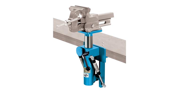 HEUER hinged lifter, suitable for 140 mm, blue