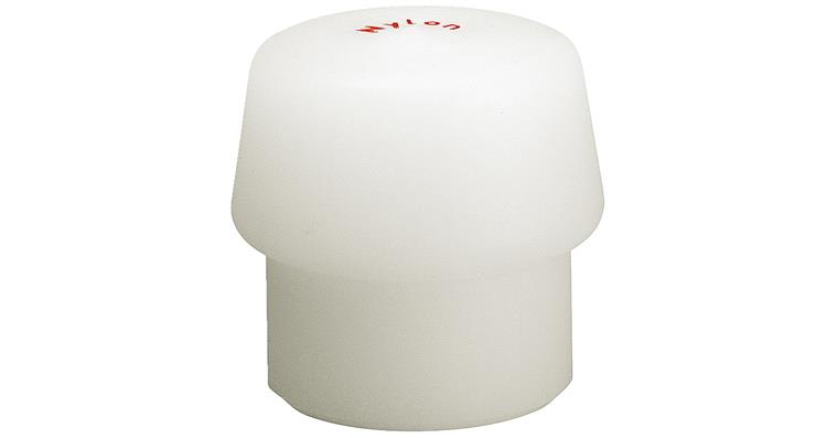 Impact insert for Simplex soft-face hammer, nylon white dia. 80 mm