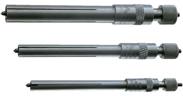 Centring punch adjustable for hole 8-11 mm