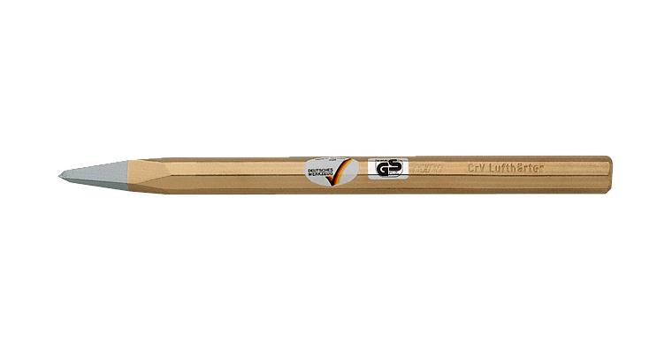 Octagonal point chisel DIN 7256 CV air-hardening steel dia. x length 16x250 mm