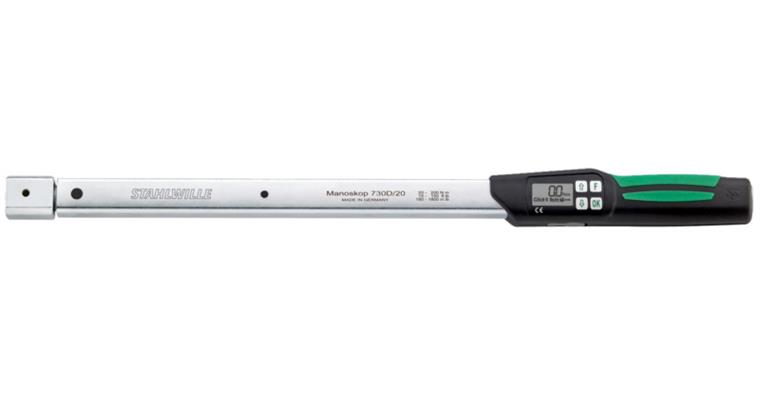 STAHLWILLE MANOSKOP 730D torque wrench, measuring range 40–400 Nm
