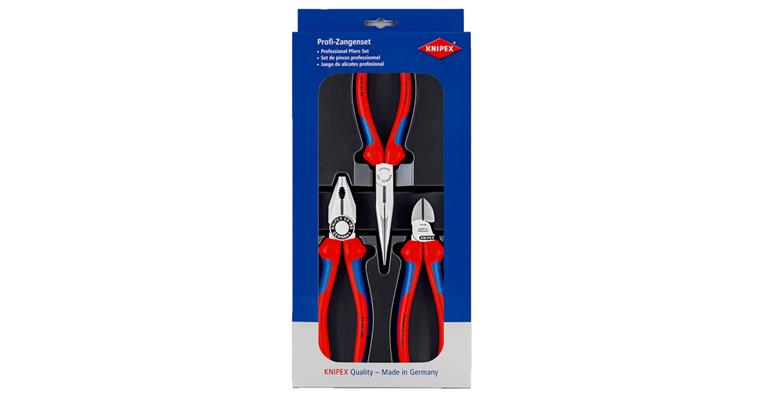 Pliers set, 3 pcs Combination pliers, snipe nose pliers, side cutters