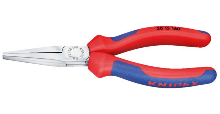1001528004 Mechanic's pliers 200 mm, 40° angled jaws with plastic handle