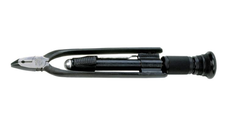 Wire-twisting pliers, serrated jaws for wires up to max. 1.04 mm dia. L=224 mm