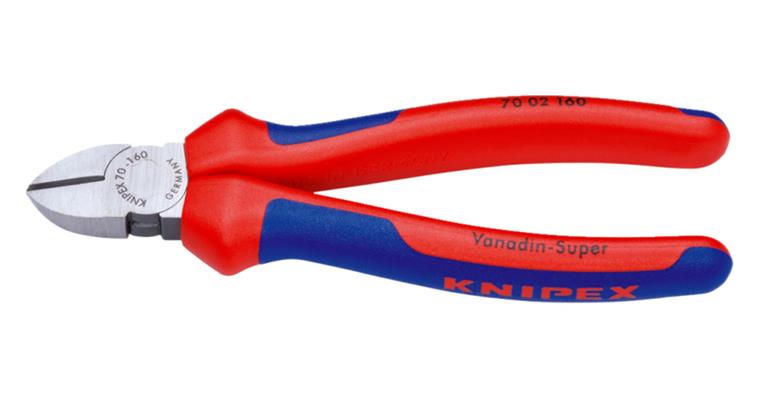 Seitenschneider DIN/ISO 5749 125 mm pol. Spezial-Wkz Stahl Griffe Abgleitschutz