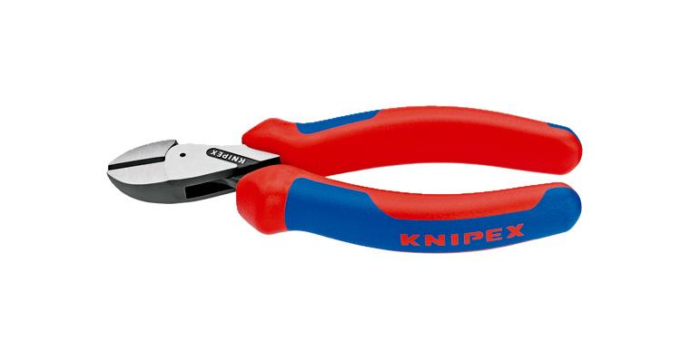KNIPEX X-Cut side cutters 160 mm polished head with two-component handle