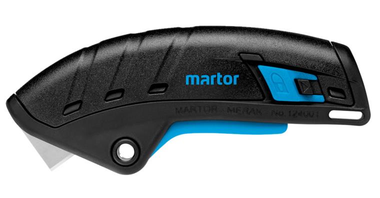 Safety double lock knife SECUPRO MERAK with 1 blade right-/left-handed