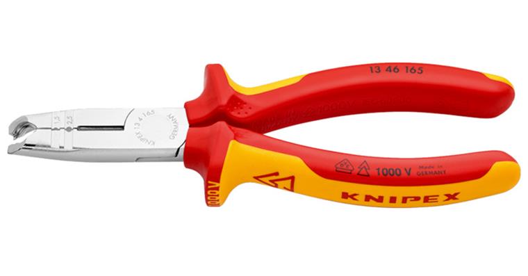 VDE wire-stripping/sheath stripping pliers 165 mm