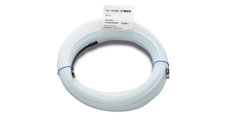 Nylon fish tape, extremely robust with steel end pieces length 15 m