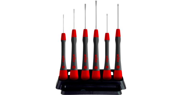Electric screwdriver set PicoFinish 6 pieces 0.25x2/0.4x2/0.4x2.5/0.5x3/PH00/PH0