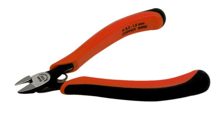 Elektronik-Seitenschneider DIN ISO 5749 ovale Backen feine Wate L=120 mm
