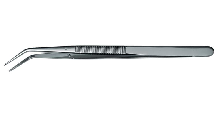 Universalpinzette gebogen feinfühlig Länge 155 mm
