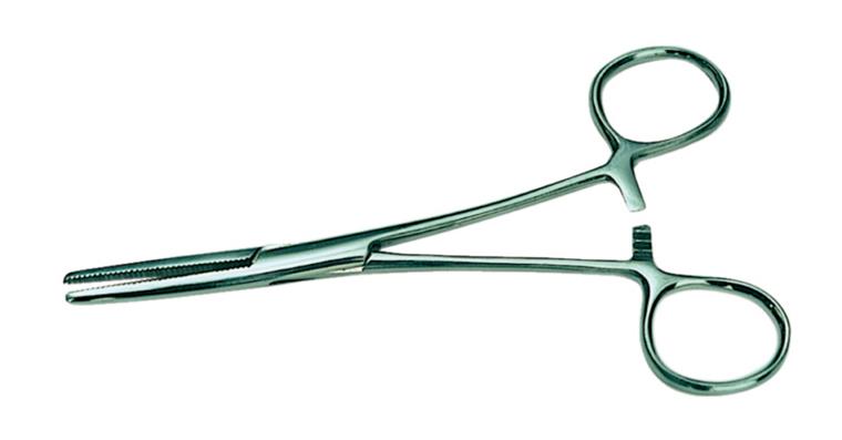 Rustproof clamping pliers with locking clamp, length 145 mm