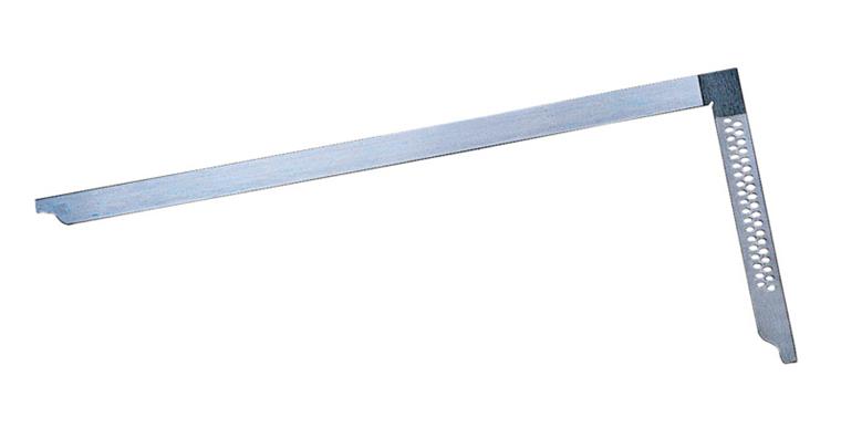 Carpenters' square with scribing openings, 800x320 mm