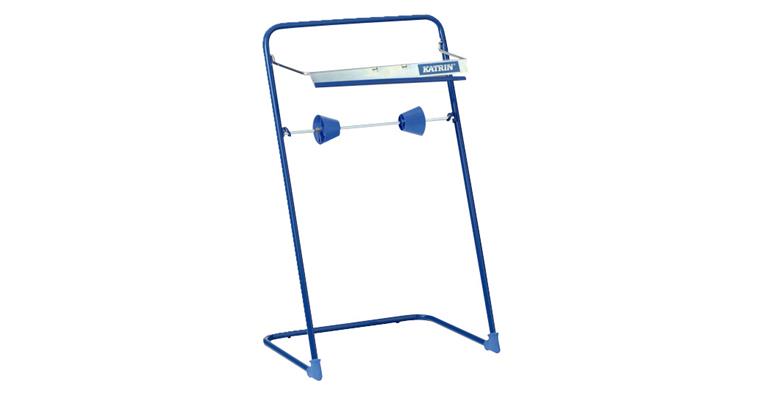 Bodenständer fahrbar für Putztuchrollen bis 40 cm B 460 x H 900 x T 440 mm