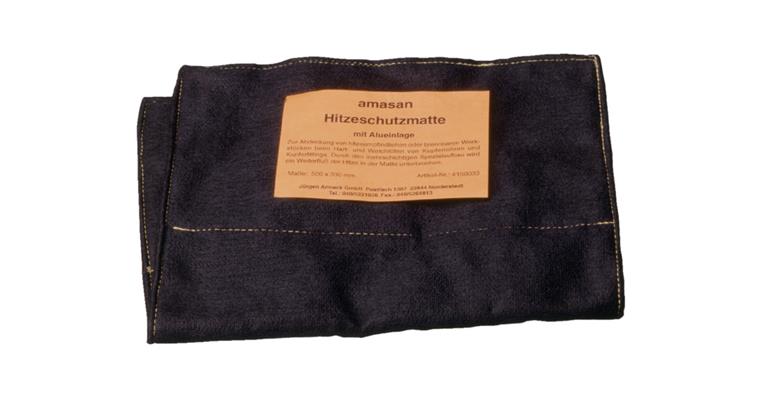 Heat protection mat 330x500 mm asbestos-free max. 700°C