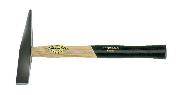 Electrical welding hammer with ash handle 330 g, vertical cutting edge+tip