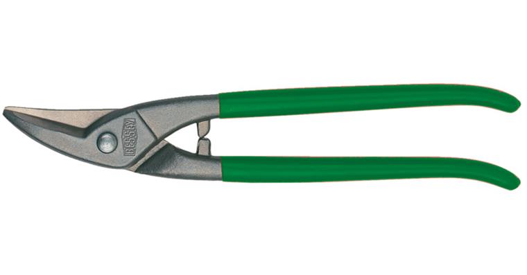 Punching sheet metal shears, left, quality steel 250 mm for short straight cuts