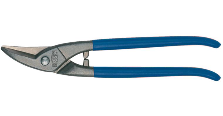 Punching sheet metal shears, left, stainless stl. 275 mm for short straight cuts