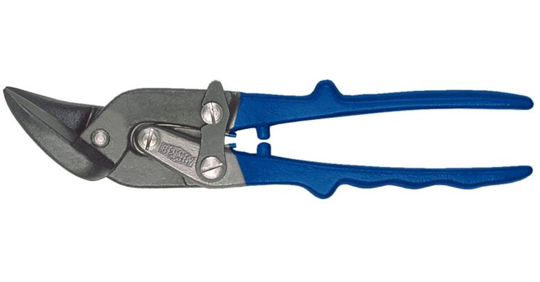 Ideal shears w. lever transmission, steel handles, left, stainless steel 240 mm