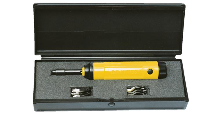 Deburring tool set B with universal handle EL1000 24 pieces in box