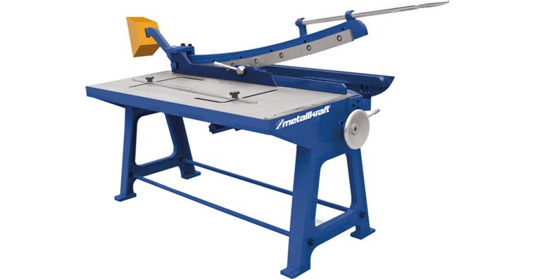 Plate shears type BSS 1020 E for sheet metal plates up to 1.5 mm