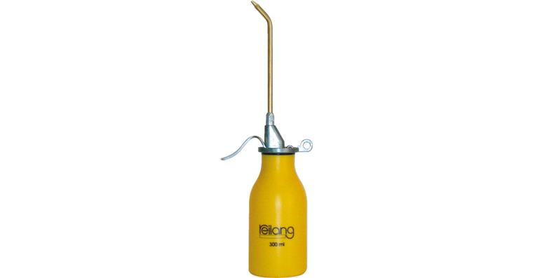 Oil spray can polyethylene container double pump unit 200 ml