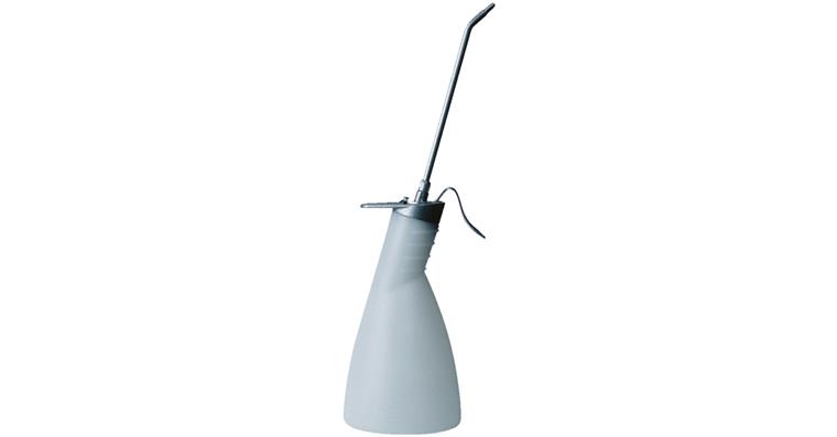 Oil spray can polyethylene container double pump unit 300 ml