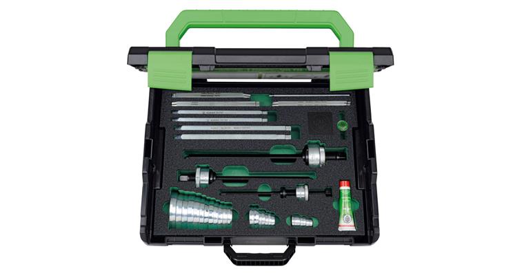 Ball bearing puller assembly size 1-3 in metal box