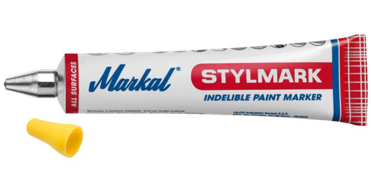 1078425102 Einweg-Tuben-Markierstift gelb Schriftstärke 3 mm Inhalt 60 ml