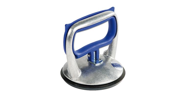 Vacuum lifter blue line, vert. retention force 30kg, alu. body, 1 suction disc