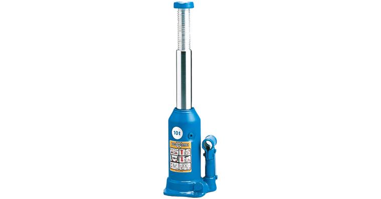 Hydraulic wheel jack, DIN 76024 up to 3.5t overall height/max. height 170/377mm