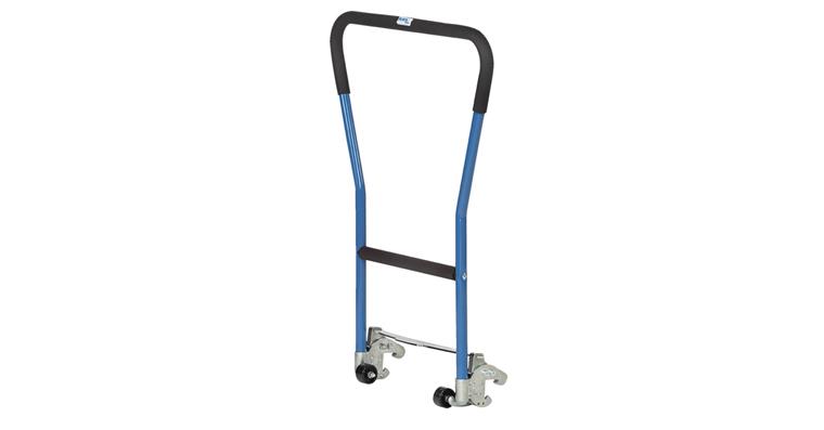 Clip-on tubular push handle for pallet trolley no. 81708 201-302 RAL 5007