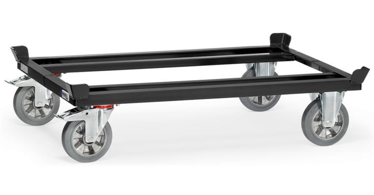 1081708403 Paletten-Fahrgestell Elastic Ladefläche 1210x810mm Tragkraft 1200kg RAL 7016
