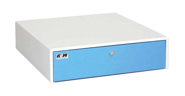 1082325502 Hängeschublade Stahlblech abschließbar 150x557x600 mm RAL 7035/5012