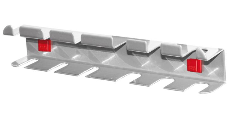 Screwdriver holder for 6 pieces height x width x depth 40x200x30 mm anthracite