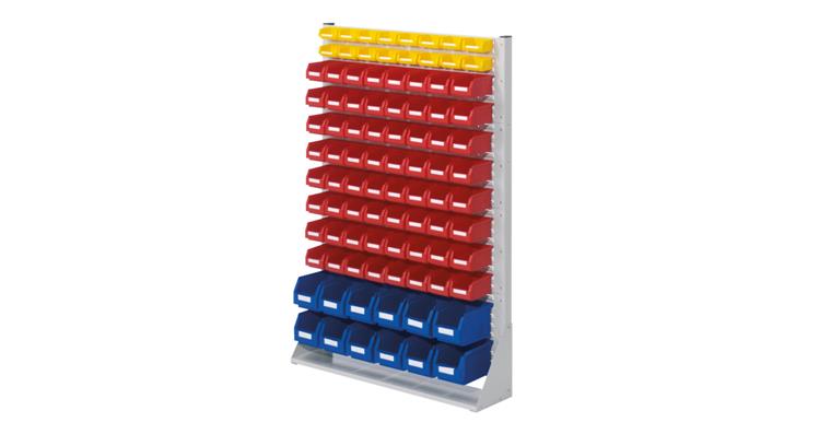 1083425601 Partition 1450x1000x240mm one-sided w/ easy-view storage bins 12xS6 64xS7 16xS8