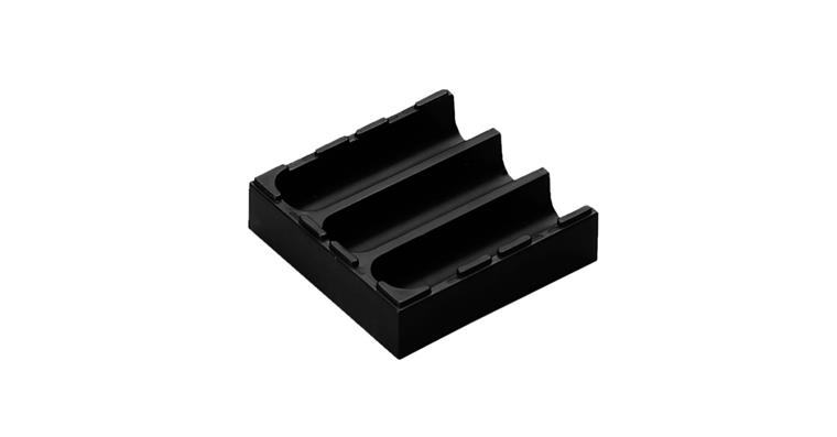 1084133103 Vario box end pieces with length adaptation ABS plastic, 3 troughs 24x96x96 mm