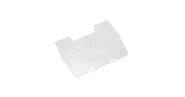 Partition plate height = 100 mm transparent