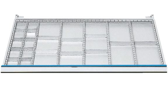 Schubladeneinrichtung Mittelschienen+Trennwände Se. 100/1005 Mo. 1006 H 50 mm