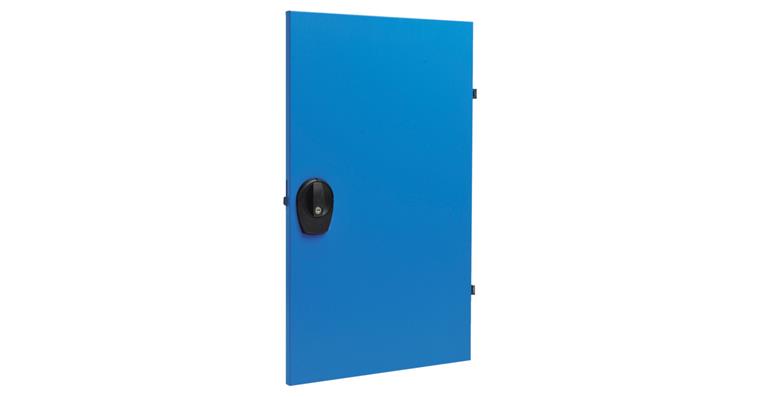 Hinged door useful height 900 mm 1 door RAL 5010 for cabinet 705x736 mm