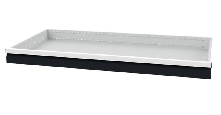 1084388302 Drawer WxD 1200x600mm full-ext. sl. 100 % 180kg front height 100mm RAL7035/7016