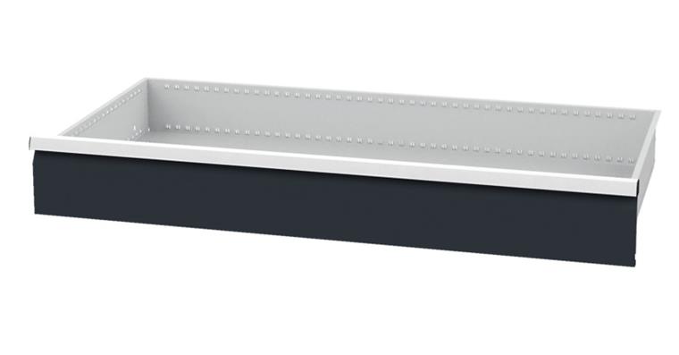 Drawer WxD 1200x600mm full-ext. sl. 100 % 180kg front height 175mm RAL7035/7016