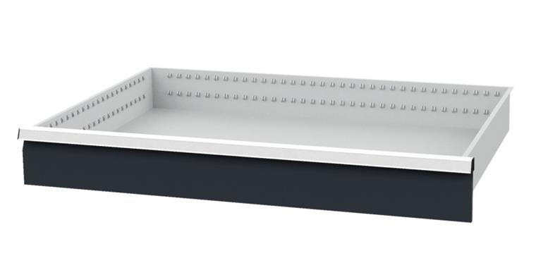 Schublade BxT 900x600mm Vollauszug 100% 100kg Fronthöhe 125mm RAL7035/7016