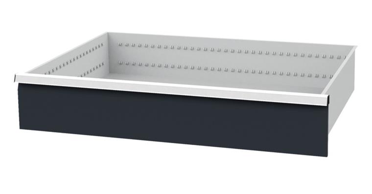 Drawer WxD 900x600mm full-exten. sl. 100 % 100kg front height 175mm RAL7035/7016