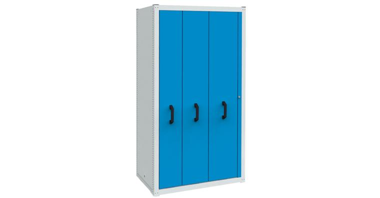 1084490106 Module 4 vertical pull-out shelf RAL7035/5012 1049x733x2030 mm