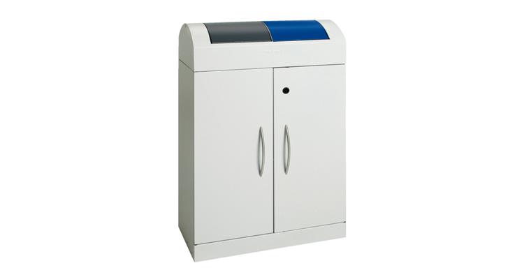 1085580101 Sorting system TD2 2 bins each 45 litres grey/blue 975x620x320 mm 26.7 kg